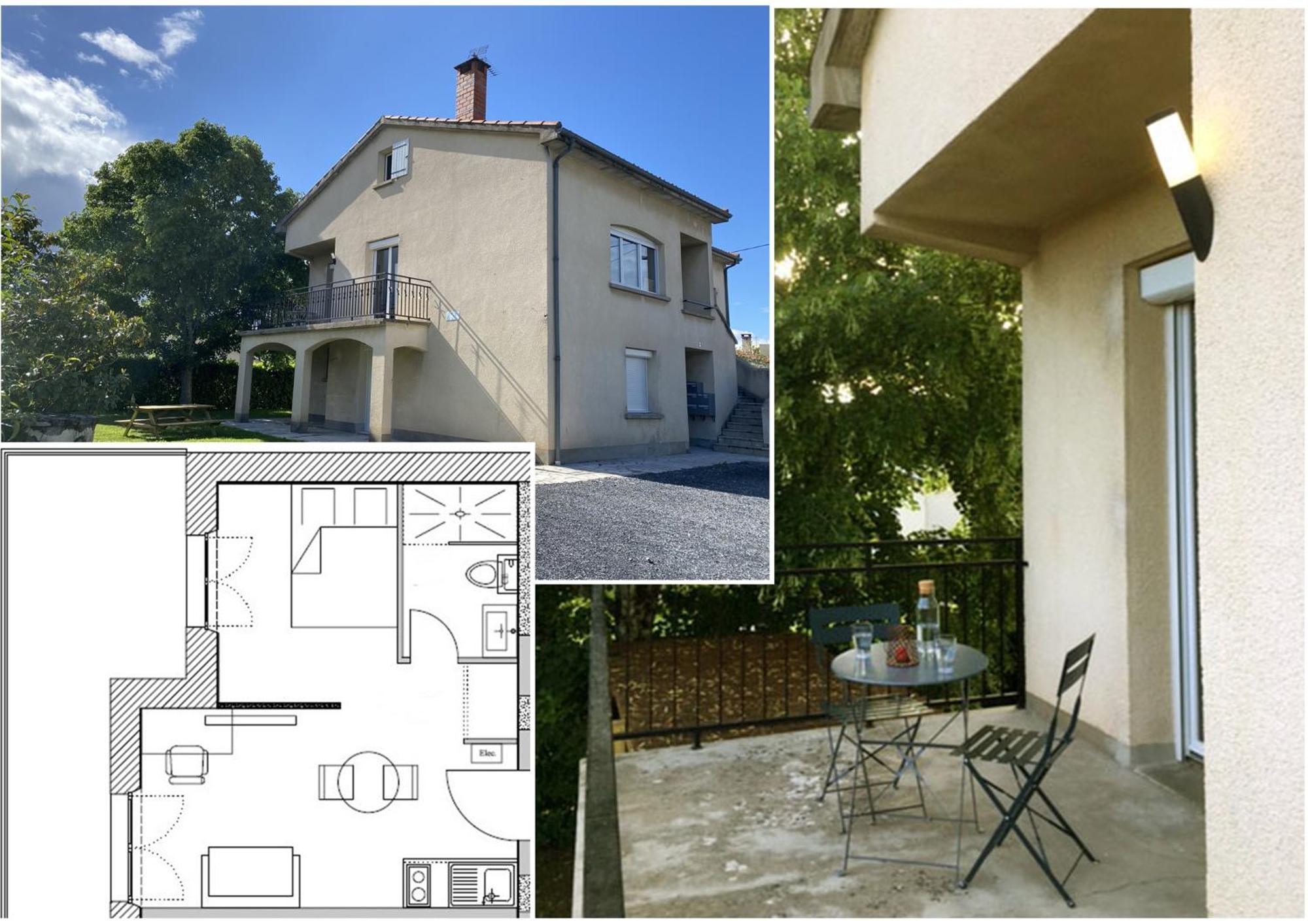 Au 3 Rue Manhes Lägenhet Albi Exteriör bild